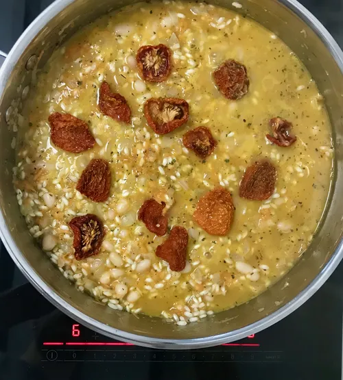 risotto with dried tomatoes